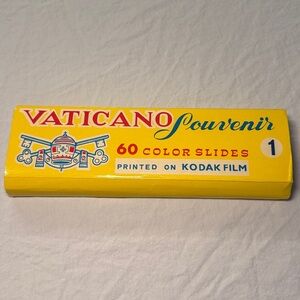 Kodak Film Vintage 1960s Vaticano Souvenir 60 Color Slides EUC